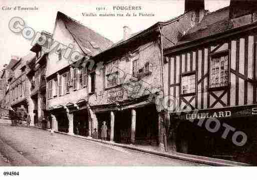 Ville de FOUGERES, carte postale ancienne