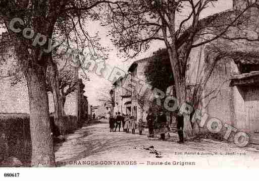 Ville de GRANGESGONTARDES(LES), carte postale ancienne