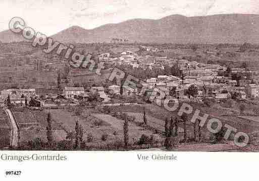 Ville de GRANGESGONTARDES(LES), carte postale ancienne