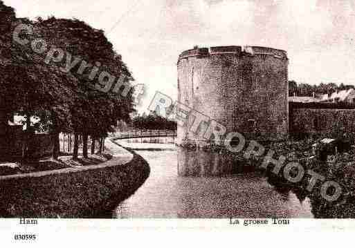 Ville de HAM, carte postale ancienne