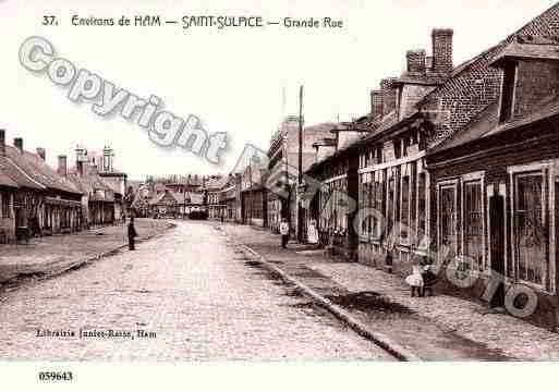 Ville de HAM, carte postale ancienne