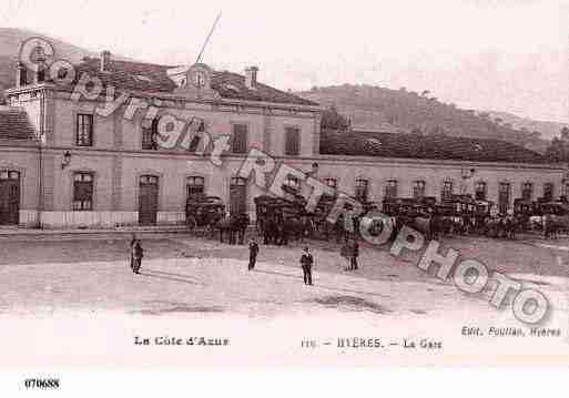 Ville de HYERES, carte postale ancienne