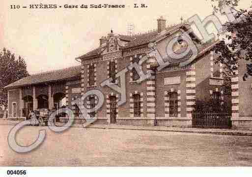 Ville de HYERES, carte postale ancienne