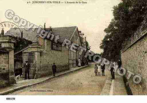 Ville de JONCHERYSURVESLE, carte postale ancienne