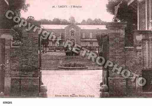 Ville de LAGNYSURMARNE, carte postale ancienne