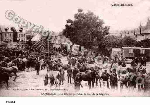 Ville de LAMBALLE, carte postale ancienne