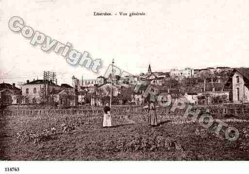 Ville de LIVERDUN, carte postale ancienne