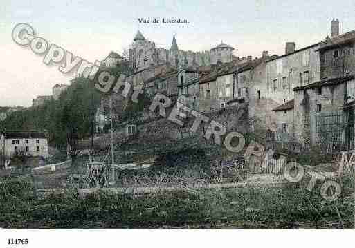 Ville de LIVERDUN, carte postale ancienne