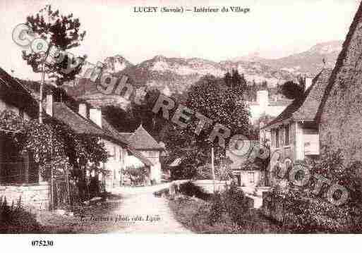 Ville de LUCEY, carte postale ancienne