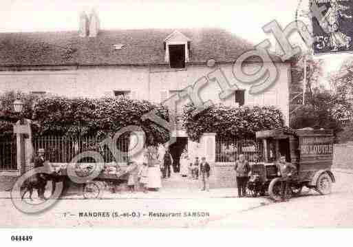 Ville de MANDRESLESROSES, carte postale ancienne