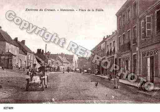 Ville de MONTCENIS, carte postale ancienne