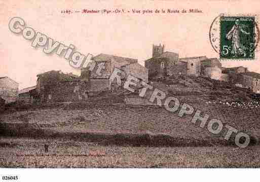 Ville de MONTNER, carte postale ancienne