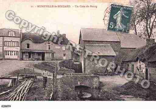 Ville de MUNEVILLELEBINGARD, carte postale ancienne