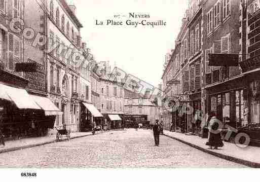 Ville de NEVERS, carte postale ancienne