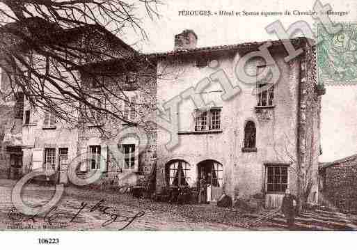 Ville de PEROUGES, carte postale ancienne