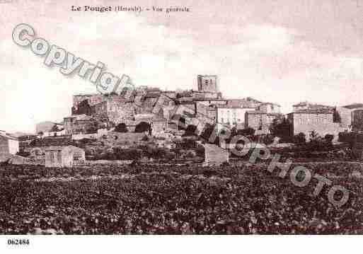 Ville de POUGET(LE), carte postale ancienne