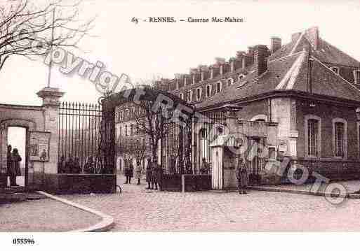 Ville de RENNES, carte postale ancienne