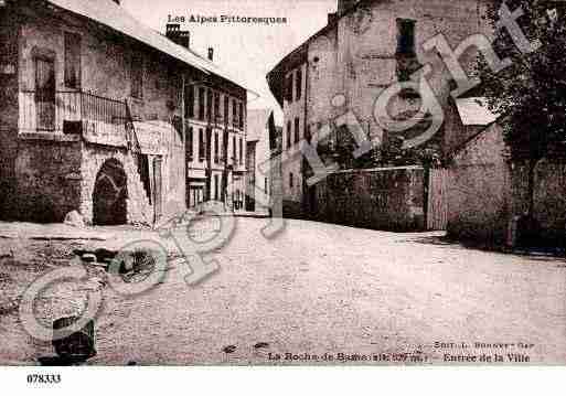 Ville de ROCHEDERAME(LA), carte postale ancienne