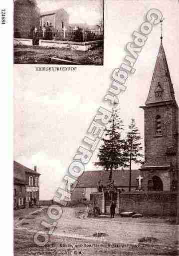 Ville de RONCOURT, carte postale ancienne