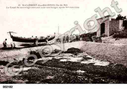 Ville de SAINTCLEMENTDESBALEINES, carte postale ancienne