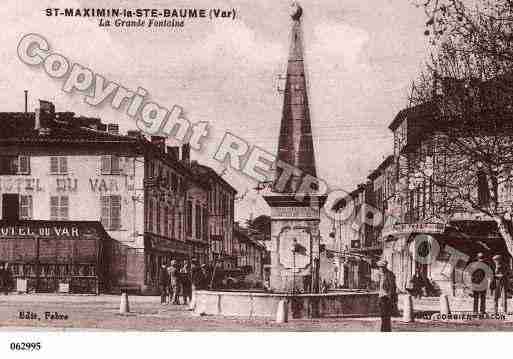 Ville de SAINTMAXIMIN, carte postale ancienne