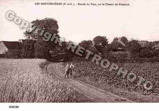 Ville de SAULNIERES, carte postale ancienne