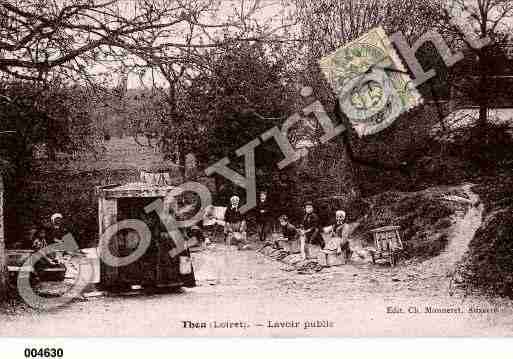 Ville de THOU, carte postale ancienne