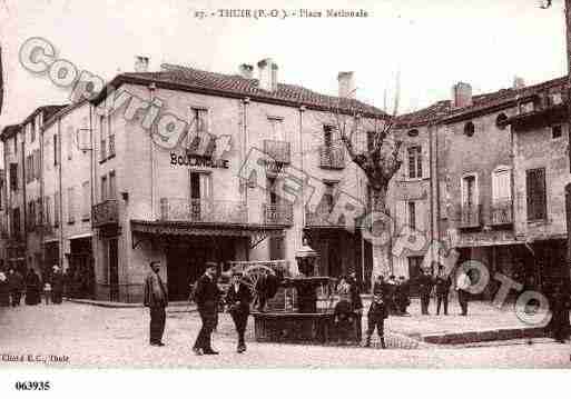 Ville de THUIR, carte postale ancienne