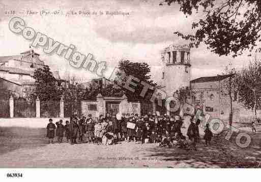 Ville de THUIR, carte postale ancienne