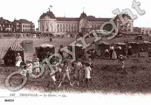 Ville de TROUVILLESURMER, carte postale ancienne