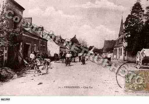 Ville de VERGONNES, carte postale ancienne