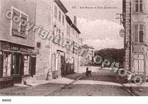 Ville de VICSURSEILLE, carte postale ancienne