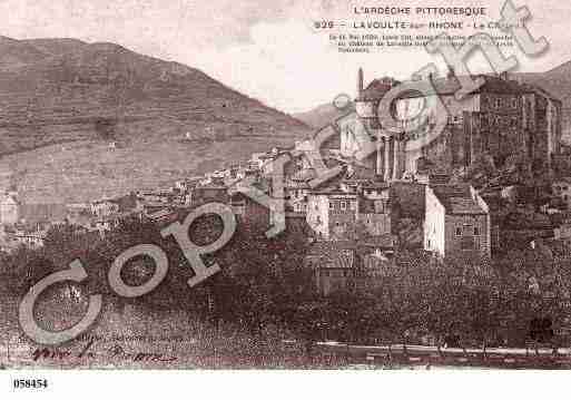 Ville de VOULTESURRHONE(LA), carte postale ancienne