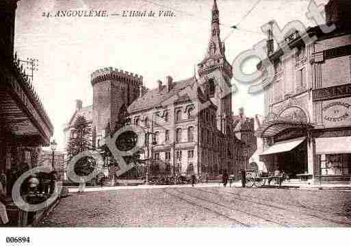 Ville de ANGOULEME, carte postale ancienne