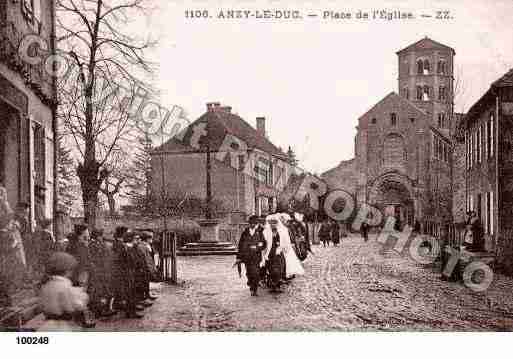 Ville de ANZYLEDUC, carte postale ancienne