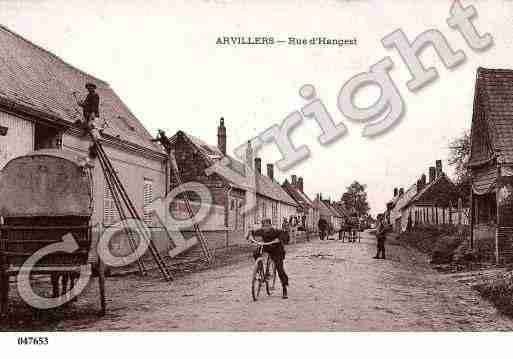 Ville de ARVILLERS, carte postale ancienne