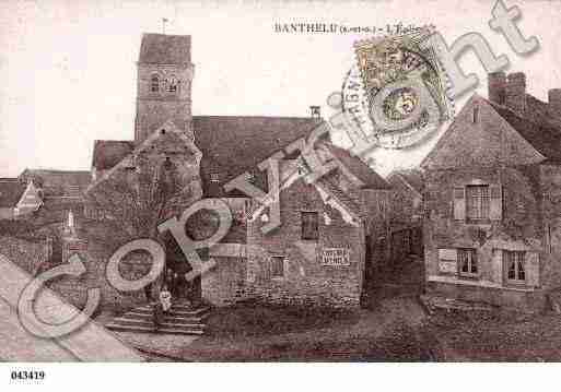 Ville de BANTHELU, carte postale ancienne