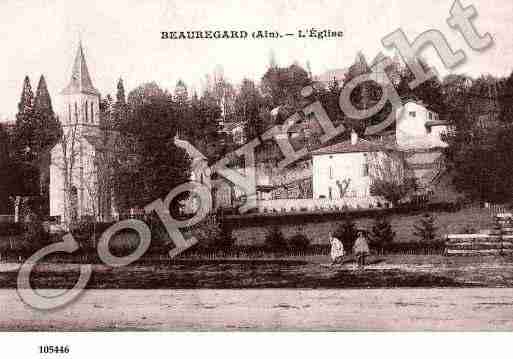 Ville de BEAUREGARD, carte postale ancienne