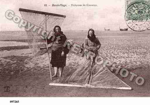 Ville de BERCK, carte postale ancienne