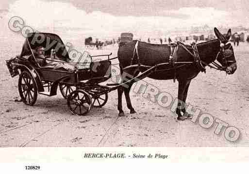 Ville de BERCK, carte postale ancienne