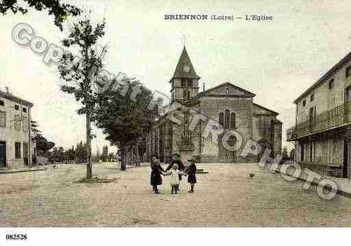 Ville de BRIENNON, carte postale ancienne