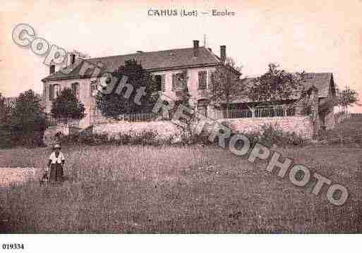 Ville de CAHUS, carte postale ancienne