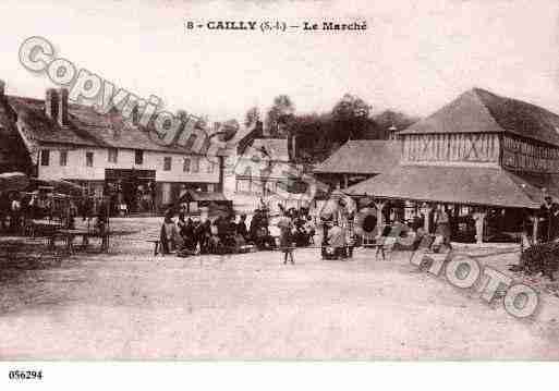 Ville de CAILLY, carte postale ancienne