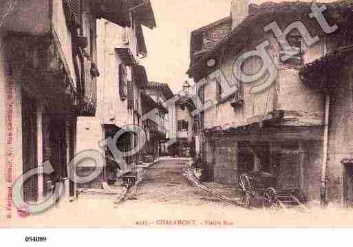 Ville de CHALAMONT, carte postale ancienne