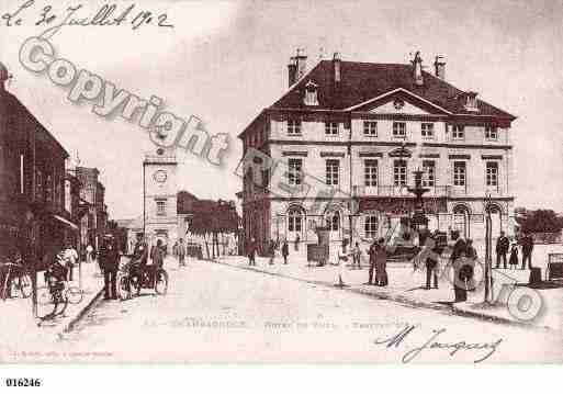 Ville de CHAMPAGNOLE, carte postale ancienne