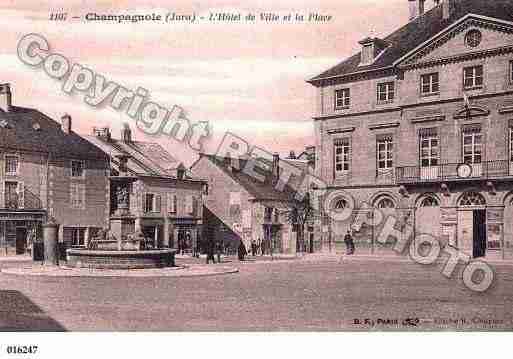 Ville de CHAMPAGNOLE, carte postale ancienne