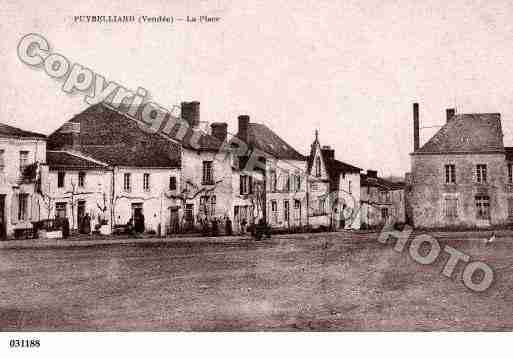 Ville de CHANTONNAY, carte postale ancienne