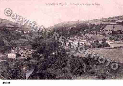 Ville de CHEVINAY, carte postale ancienne