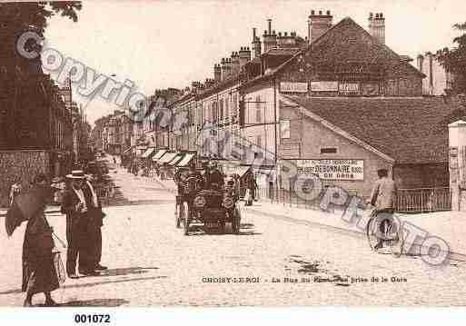 Ville de CHOISYLEROI, carte postale ancienne