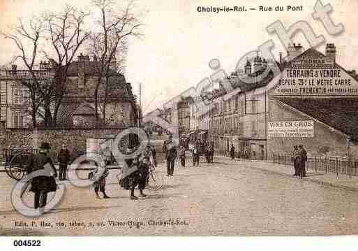 Ville de CHOISYLEROI, carte postale ancienne